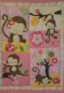 Miss Monkey Nursery Set